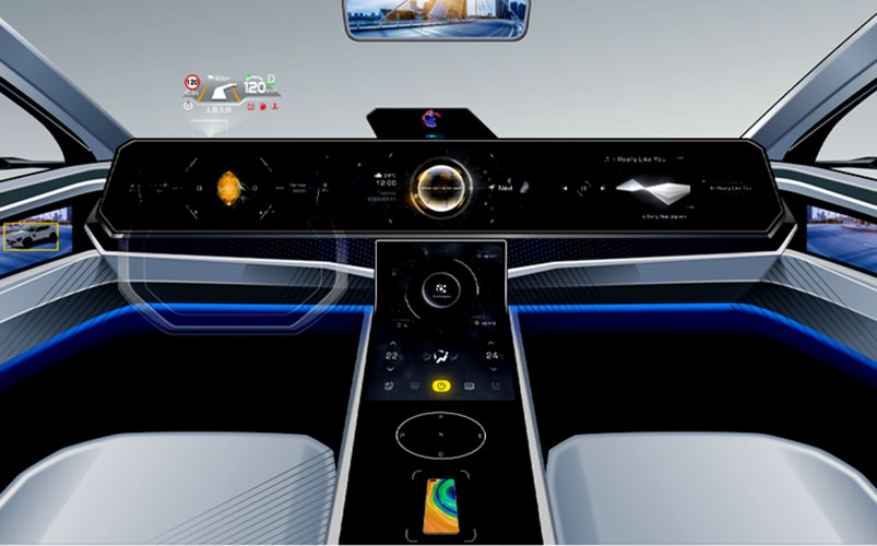 汽車中控點(diǎn)膠應(yīng)用